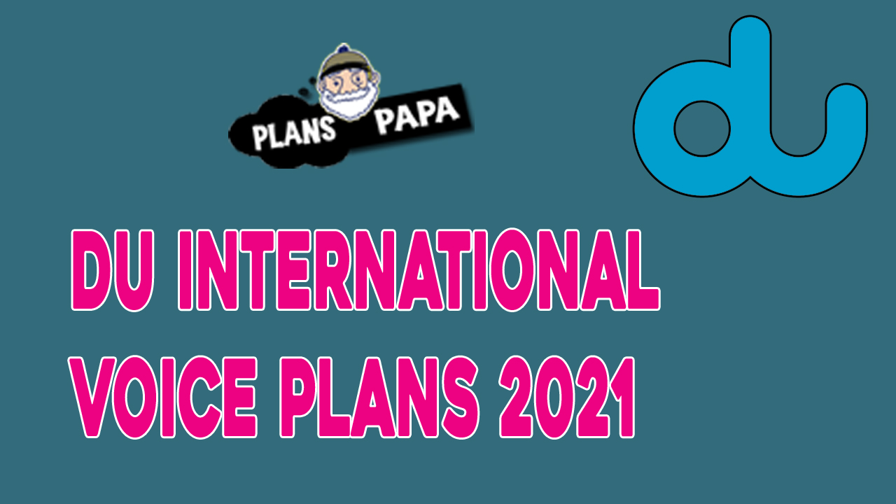 DU International Voice plans