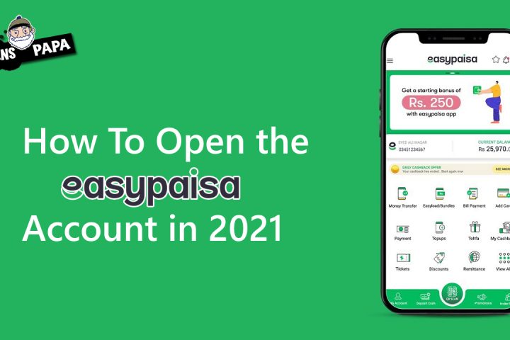 How to open Easypaisa account