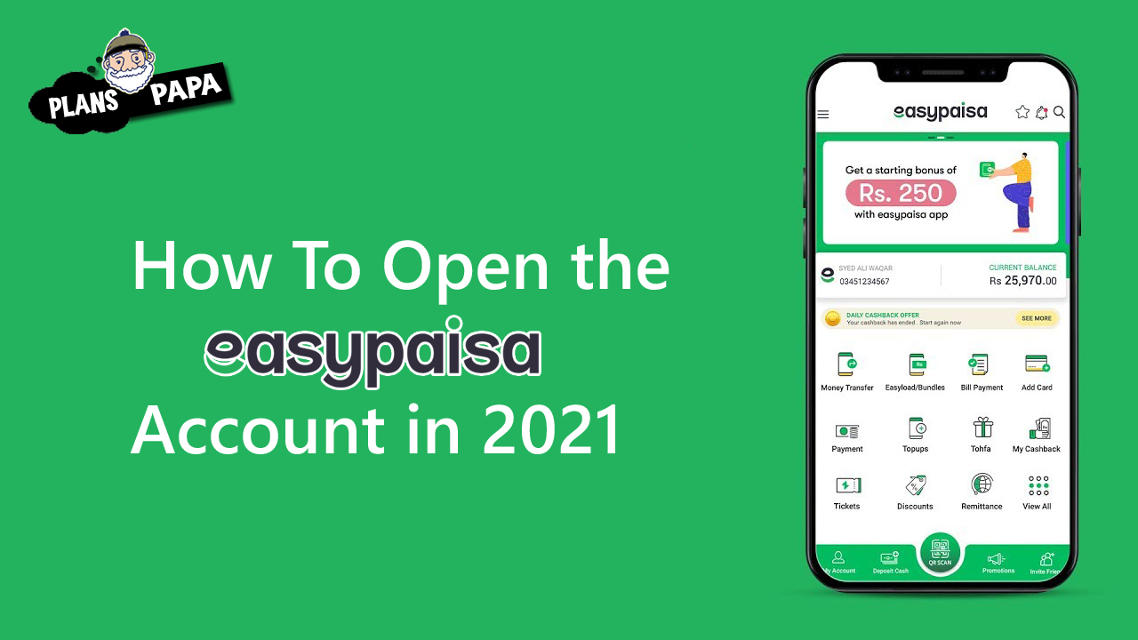 How to open Easypaisa account