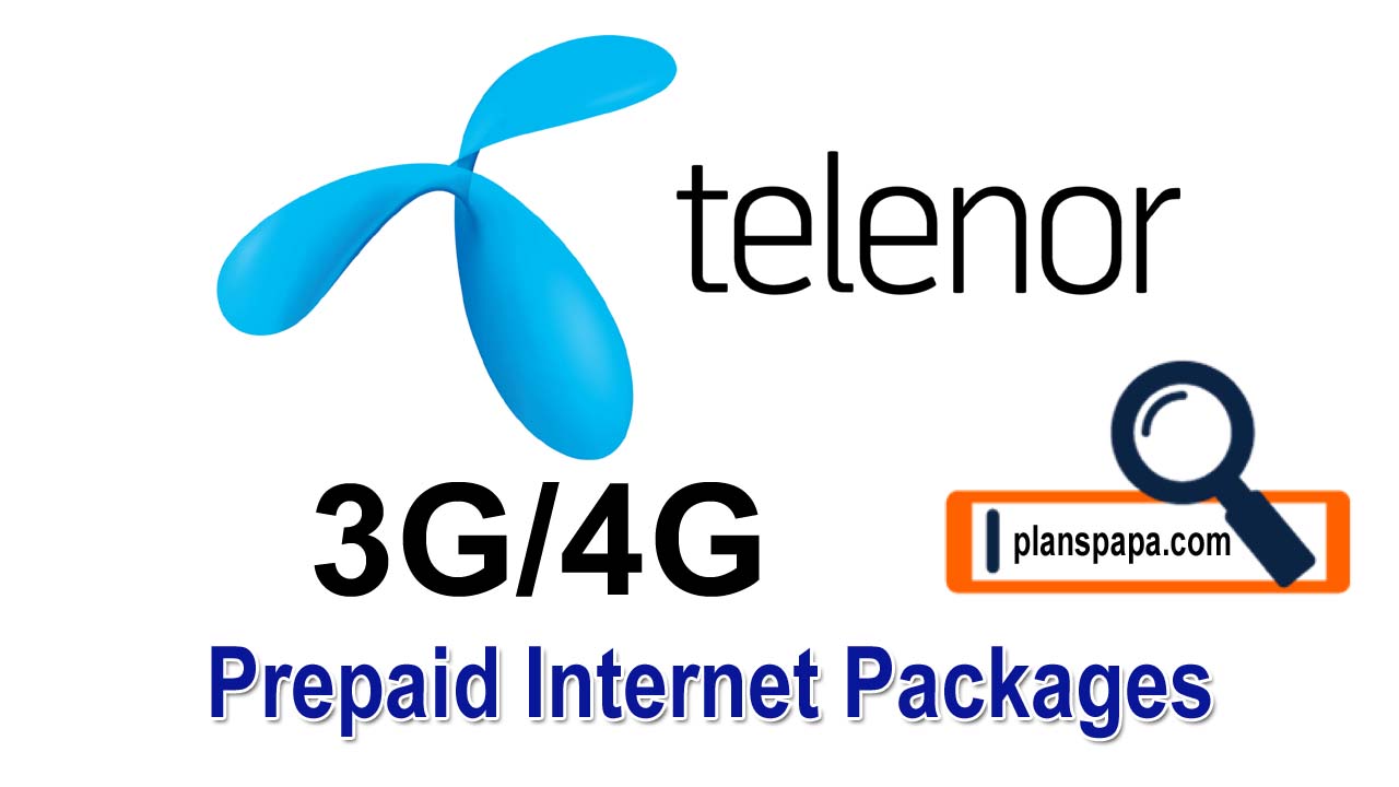 Telenor prepaid internet packages