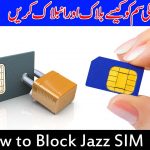 How to block and unblock Jazz SIM online