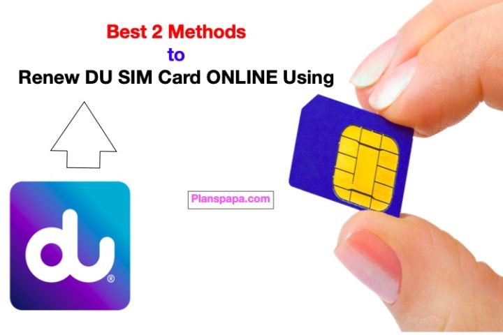 How to renew DU SIM card online UAE